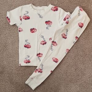 Carter's Snug Fit Fire Truck Pajamad